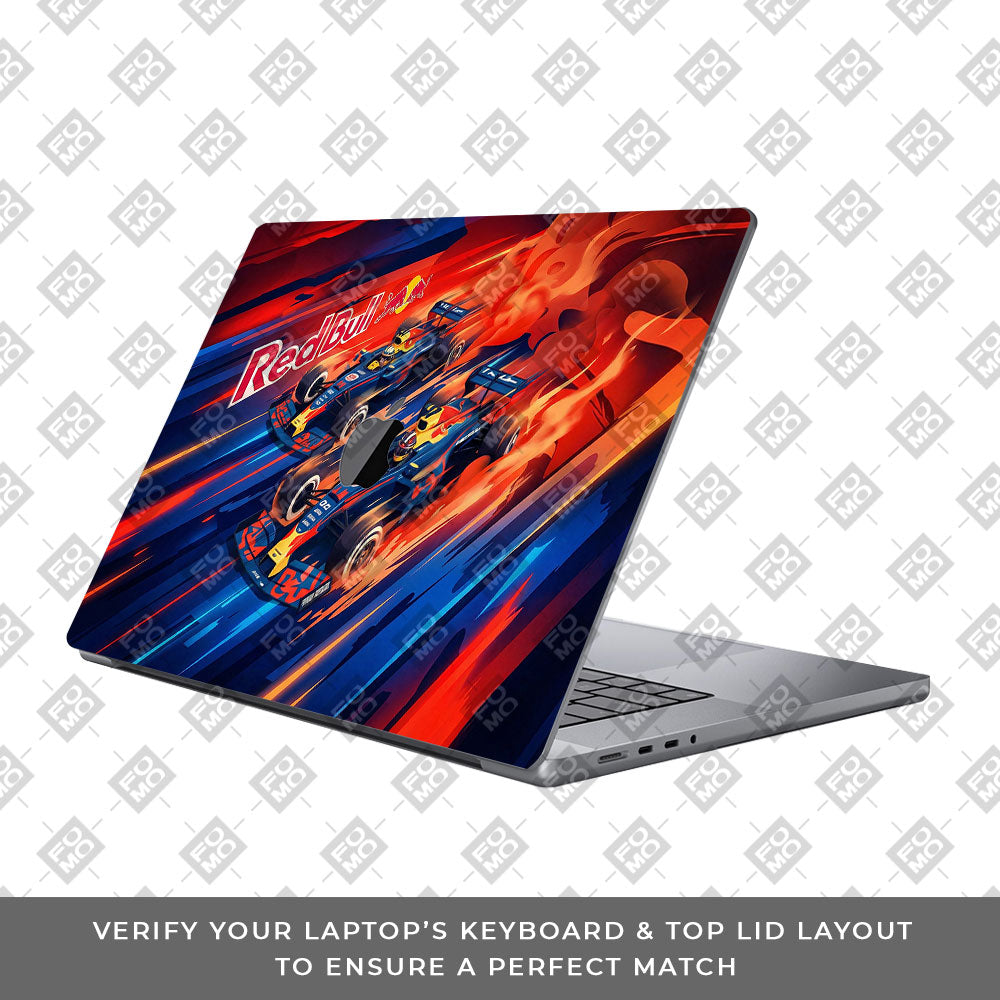 Red Bull Racing Velocity MacBook Neo Laptop Skin