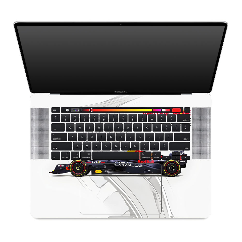 Red Bull Racing in Action MacBook Pro 16 2019 Laptop Skin
