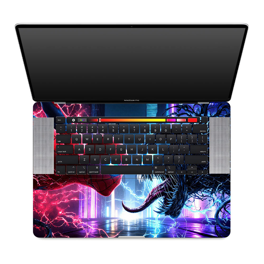 Spiderman vs Venom Showdown MacBook Pro 16 2019 Laptop Skin