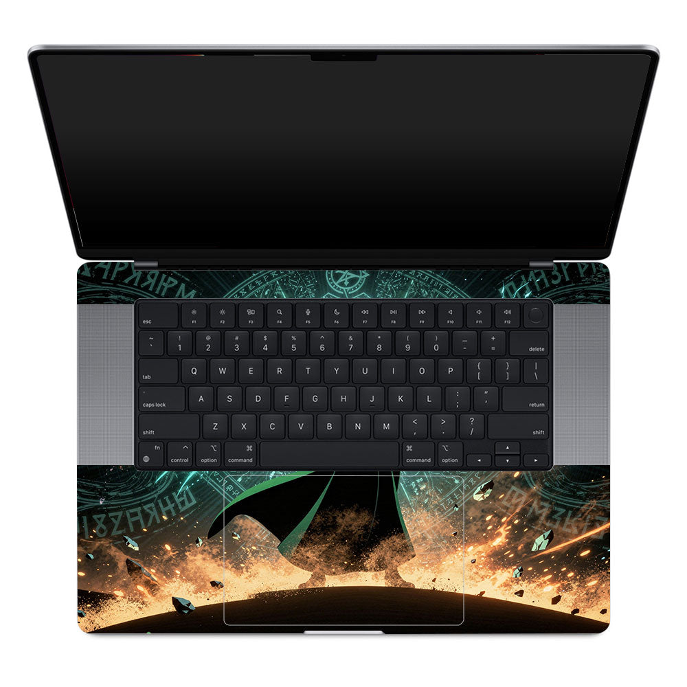 Loki God of Mischief Neon MacBook Pro 16 M1, M2, M3, M4 2021-2024 Laptop Skin