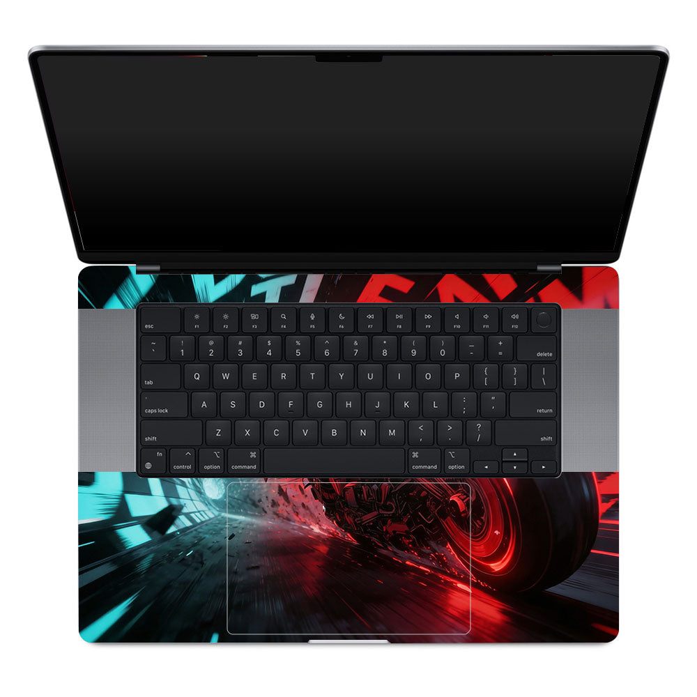 Dark Knight Overdrive  MacBook Pro 16 M1, M2, M3, M4 2021-2024 Laptop Skin