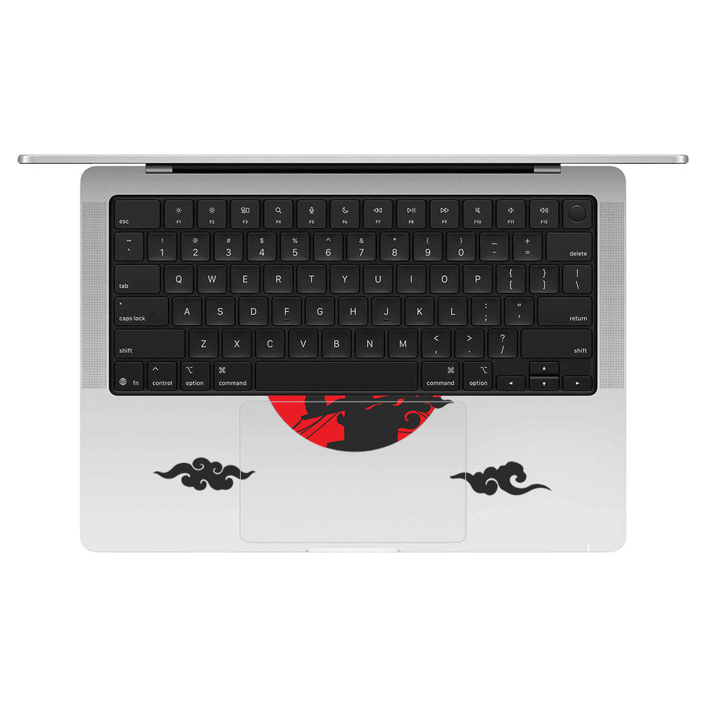 Transparent Moonlit Ninja Macbook Pro 14 M5 2025 Laptop Skin