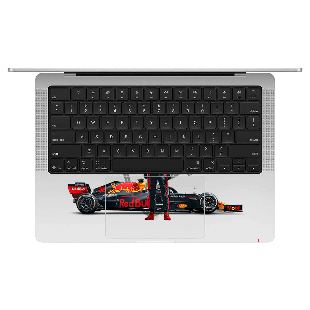 Transparent Starboy Racer Macbook Pro 14 M5 Pro/Max 2026 Laptop Skin