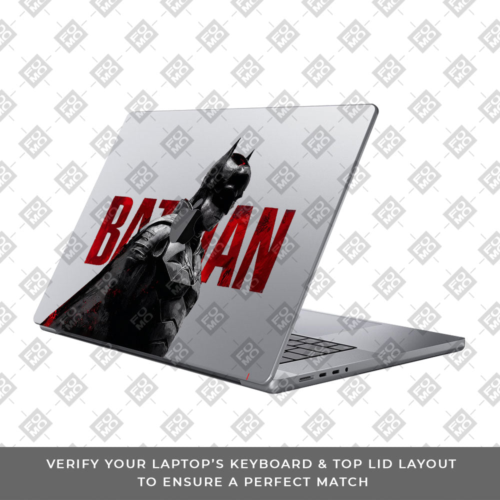 Transparent Shadow Vigilante Macbook Pro 14 M5 Pro/Max 2026 Laptop Skin