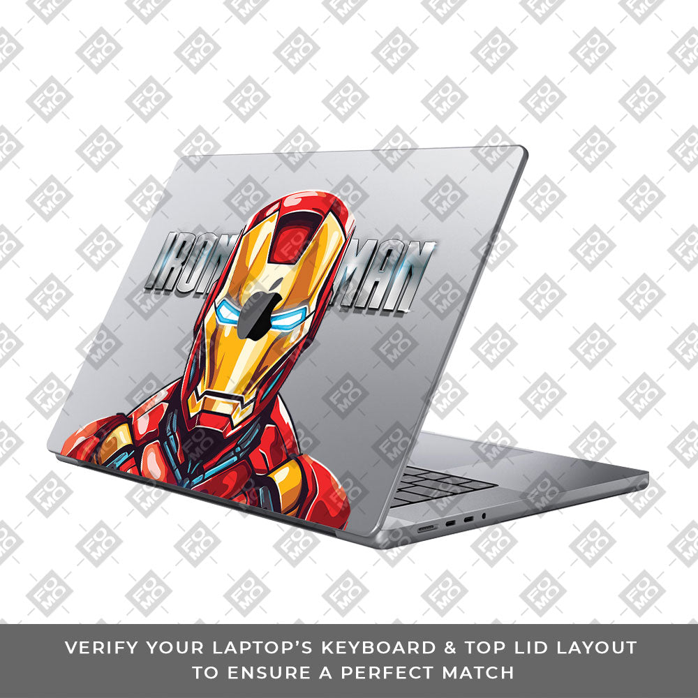 Transparent Arc Reactor Macbook Pro 14 M5 2025 Laptop Skin