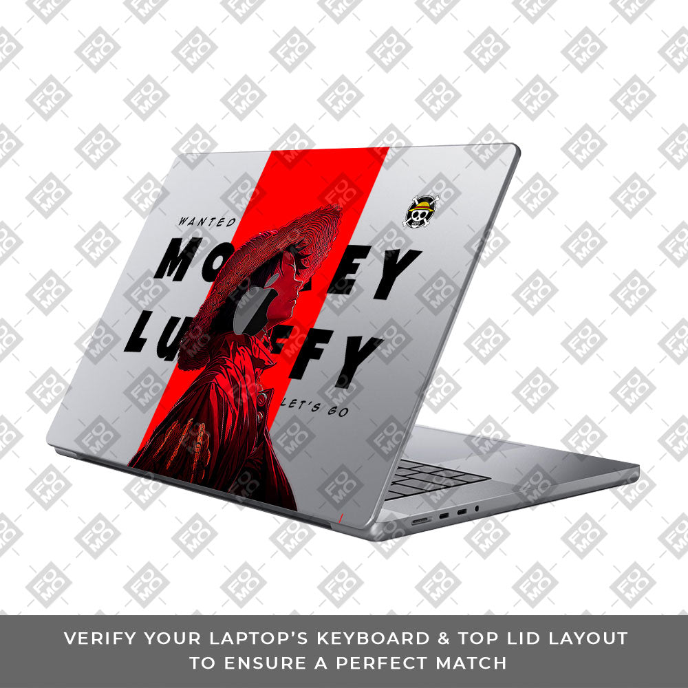 Transparent Pirate King Macbook Pro 14 M5 2025 Laptop Skin