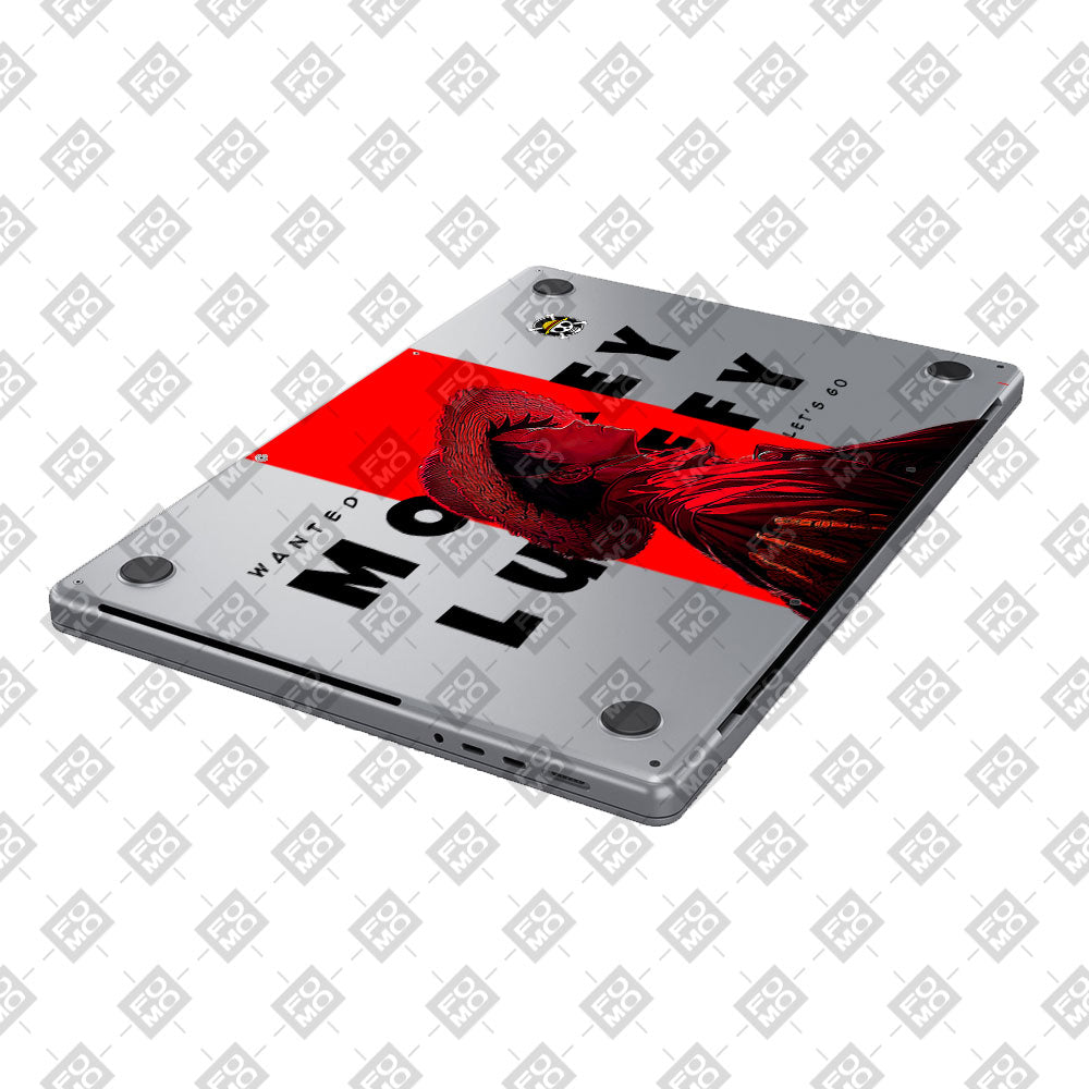 Transparent Pirate King Macbook Pro 14 M5 2025 Laptop Skin