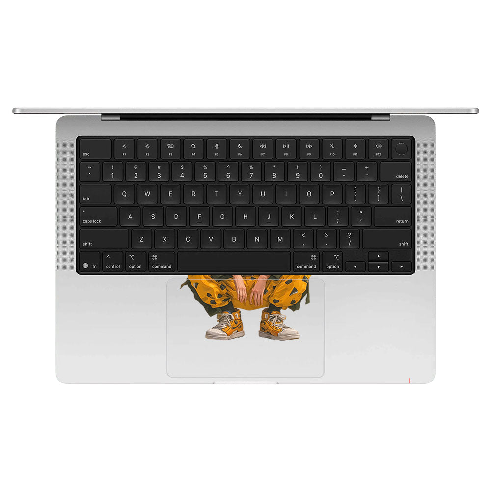 Transparent Zenitsu Agatsuma Macbook Pro 14 M5 2025 Laptop Skin