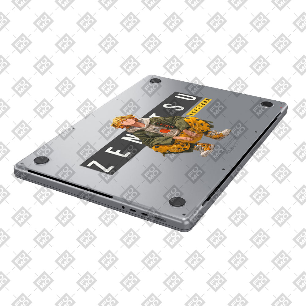 Transparent Zenitsu Agatsuma Macbook Pro 14 M5 2025 Laptop Skin