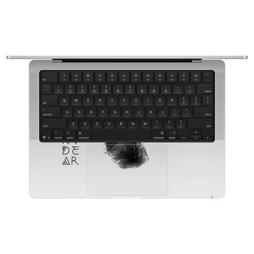 Transparent Wakanda Forever Macbook Pro 14 M5 2025 Laptop Skin