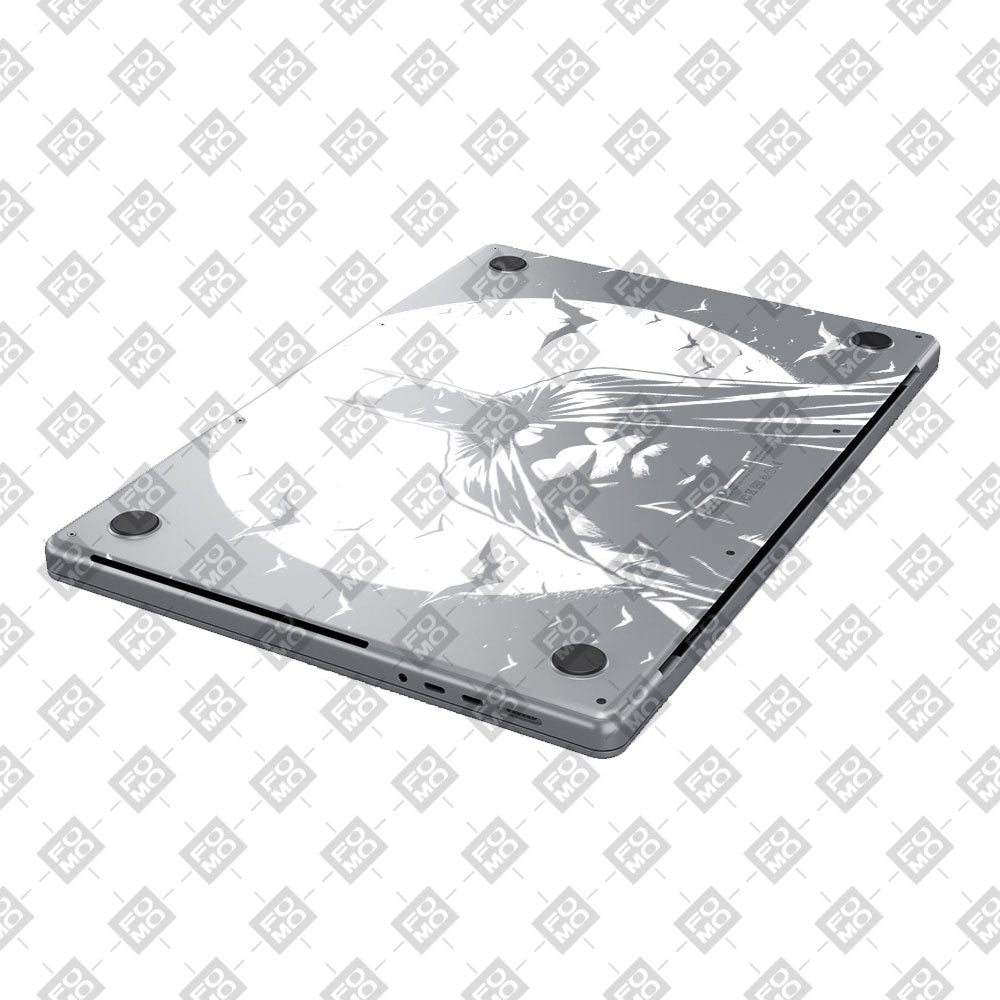 Transparent Dark Knight Moon Rise Macbook Pro 14 M5 2025 Laptop Skin