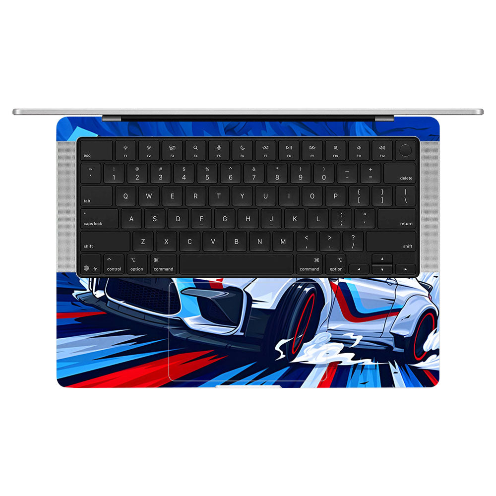 BMW M2 MacBook Pro 14 M5 2025 3D Laptop Skin