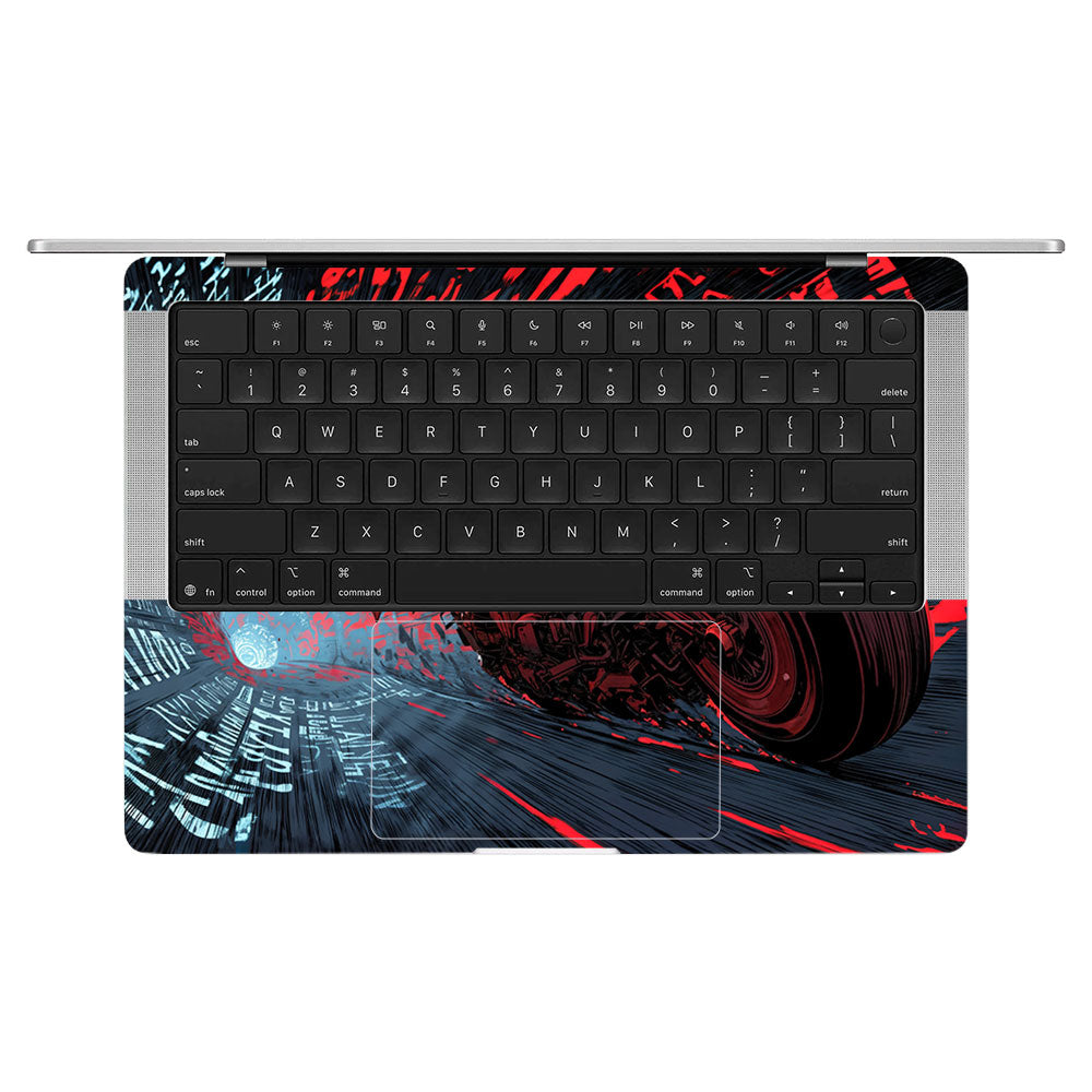 Dark Knight Overdrive MacBook Pro 14 M5 2025 3D Laptop Skin