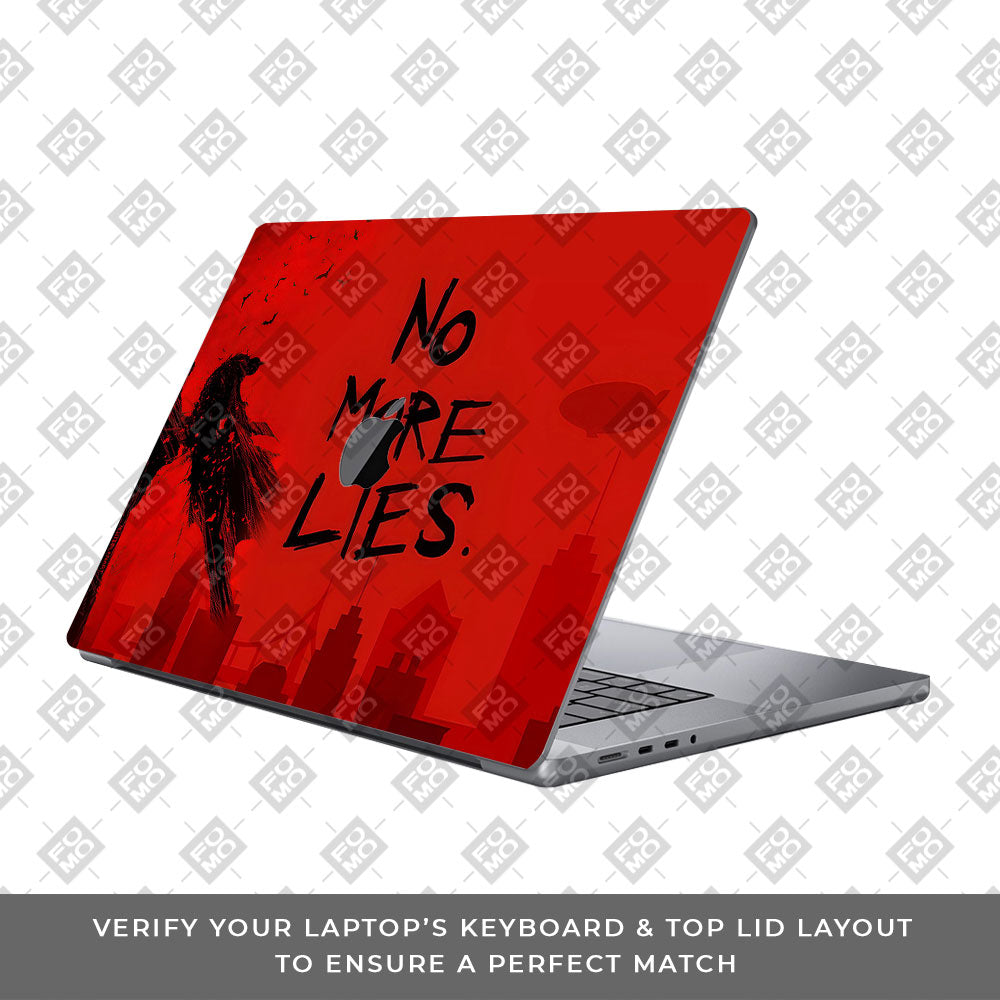 Batman No More Lies MacBook Pro 14 M5 2025 3D Laptop Skin