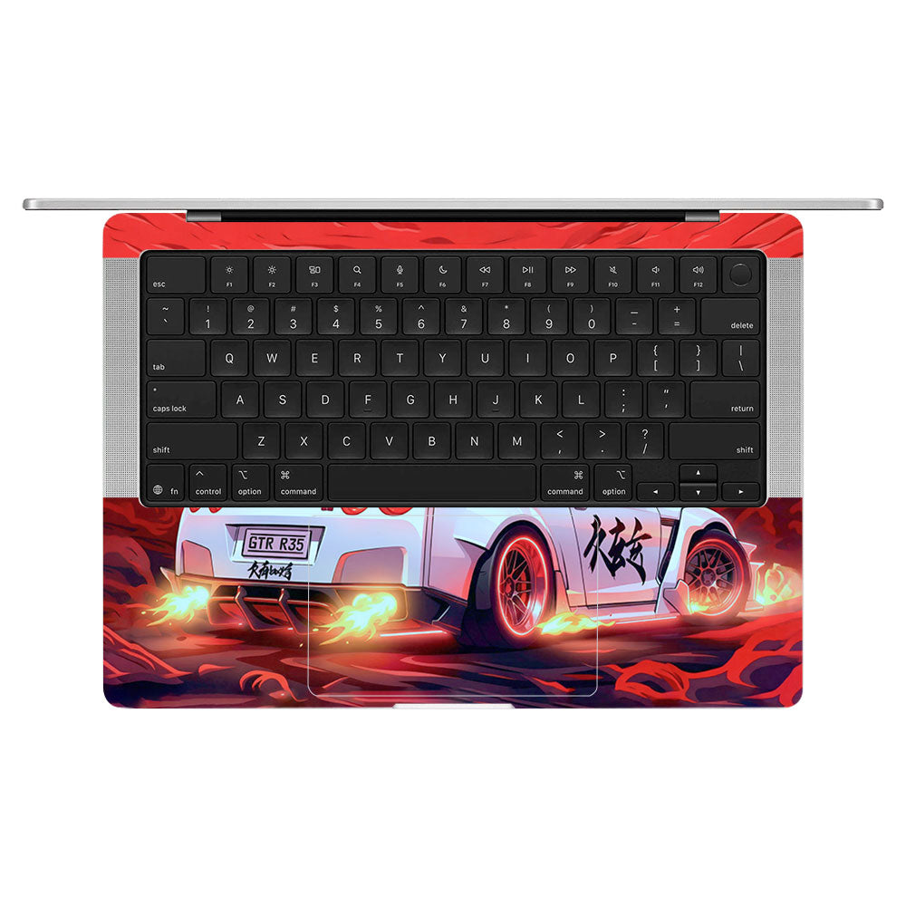 Nissan GTR Turbo Performance Edition MacBook Pro 14 M5 2025 3D Laptop Skin