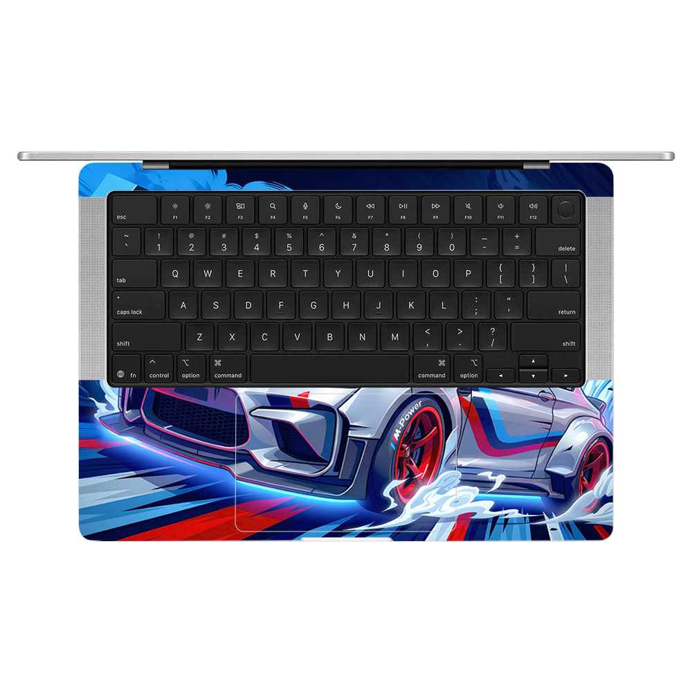 BMW M Performance MacBook Pro 14 M5 2025 3D Laptop Skin