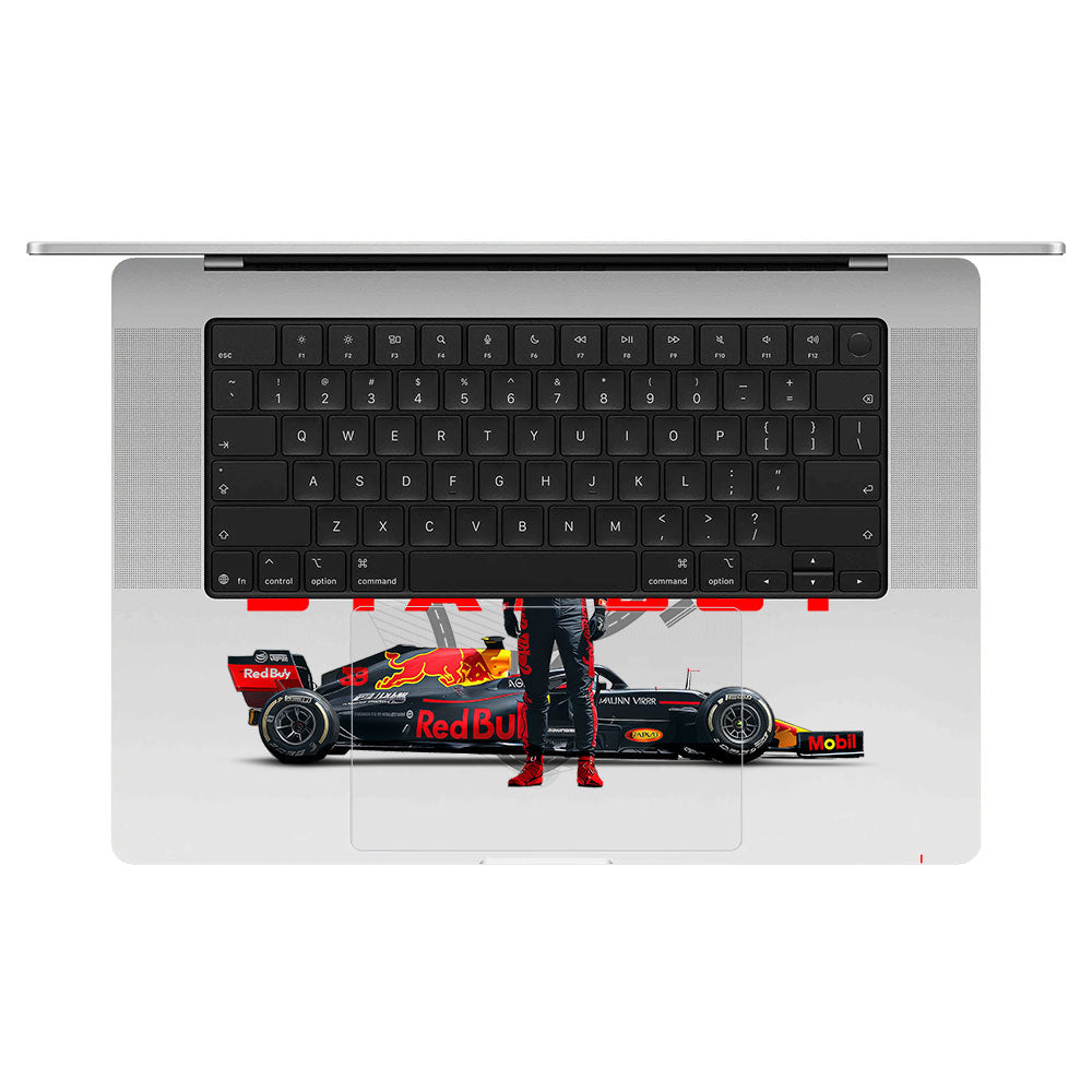 Transparent Starboy Racer Macbook Pro 16 M5 Pro/Max 2026 Laptop Skin