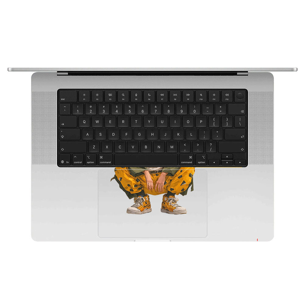Transparent Zenitsu Agatsuma Macbook Pro 16 M5 Pro/Max 2026 Laptop Skin