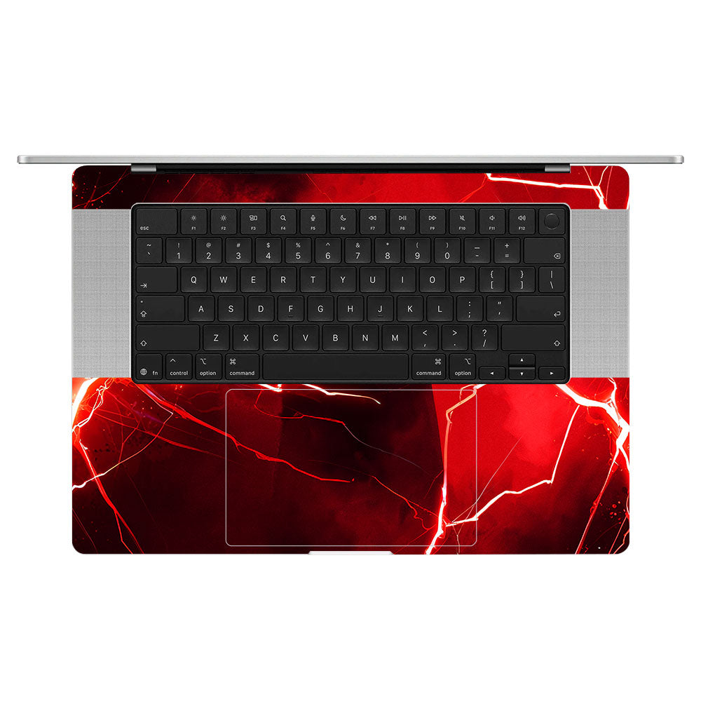 Red Rage Batman MacBook Pro 16 M5 Pro/Max 2026 3D Laptop Skin