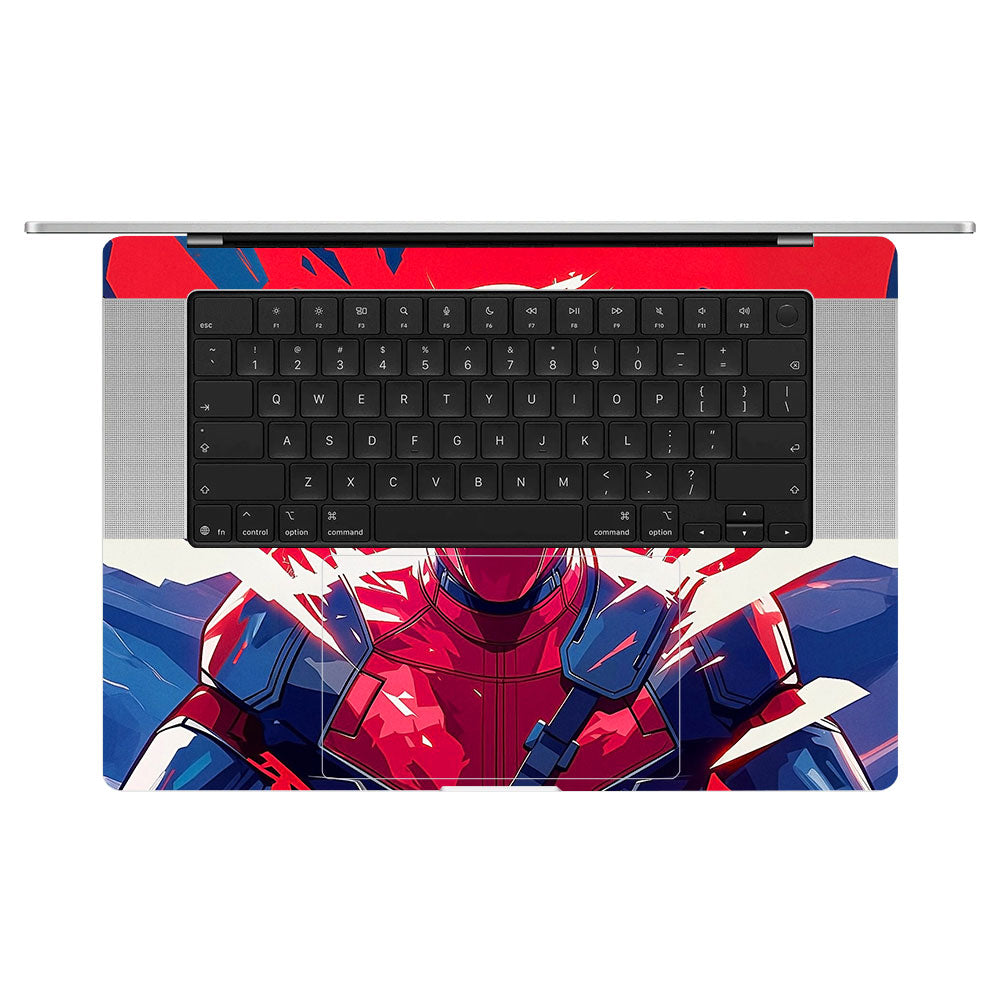 Deadpool Power Burst MacBook Pro 16 M5 Pro/Max 2026 3D Laptop Skin