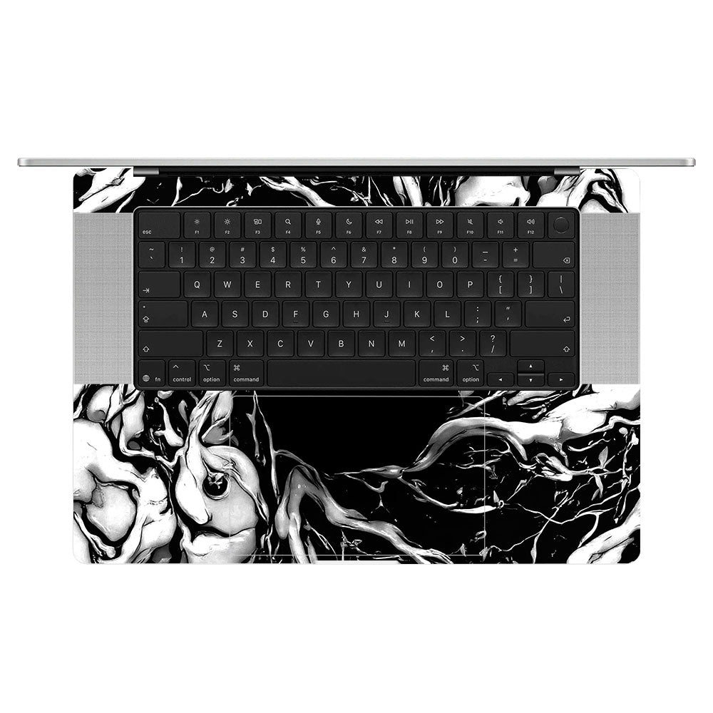 Spiderman Web Black MacBook Pro 16 M5 Pro/Max 2026 3D Laptop Skin