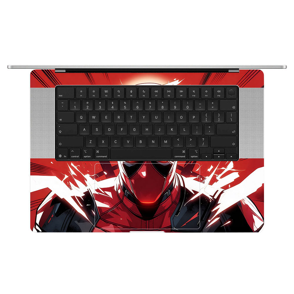 Deadpool Red Fury MacBook Pro 16 M5 Pro/Max 2026 3D Laptop Skin