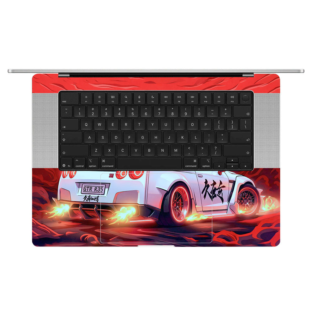 Nissan GTR Turbo Performance Edition MacBook Pro 16 M5 Pro/Max 2026 3D Laptop Skin
