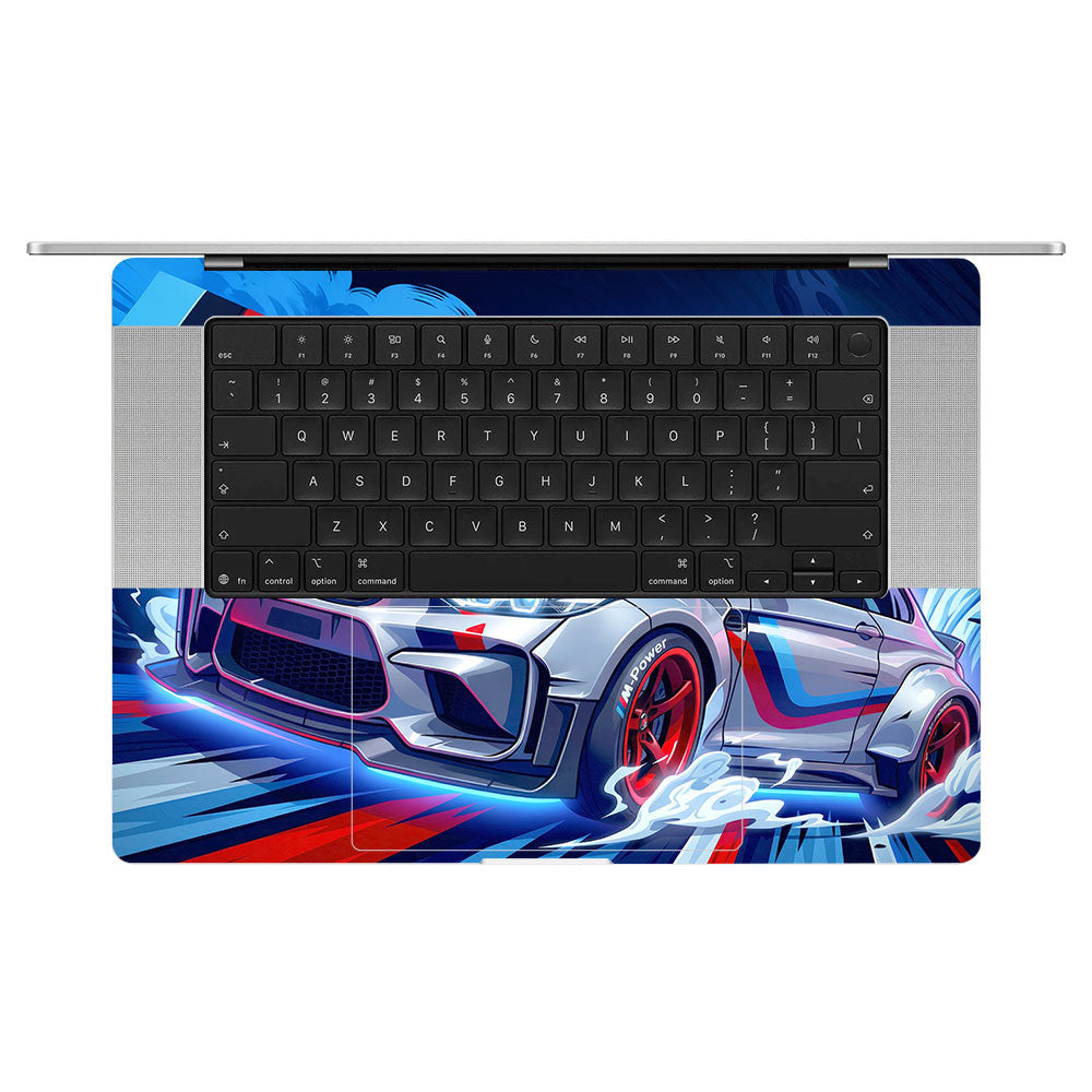 BMW M Performance MacBook Pro 16 M5 Pro/Max 2026 3D Laptop Skin