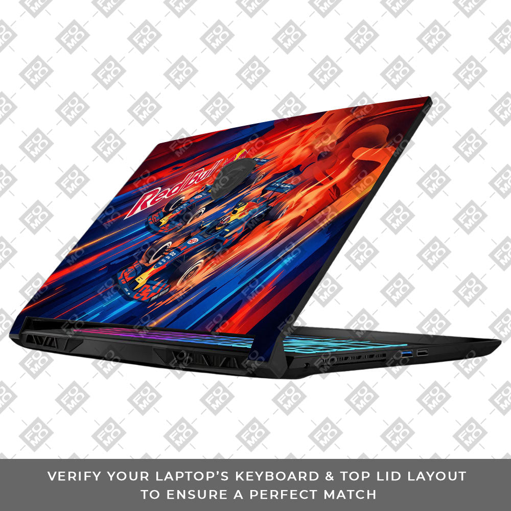 Red Bull Racing Velocity MSI Katana 15 B13V Laptop Skin