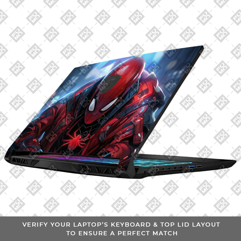 SpiderMan High Tech Hero MSI Katana 15 B13V 3D Laptop Skin