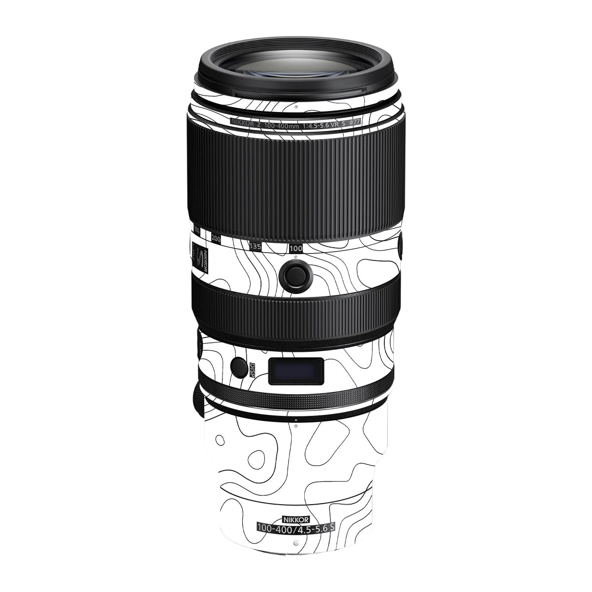 White Contour Design Nikon Nikkor Z 100-400mm F/4.5-5.6 VR S Camera Lens Skin