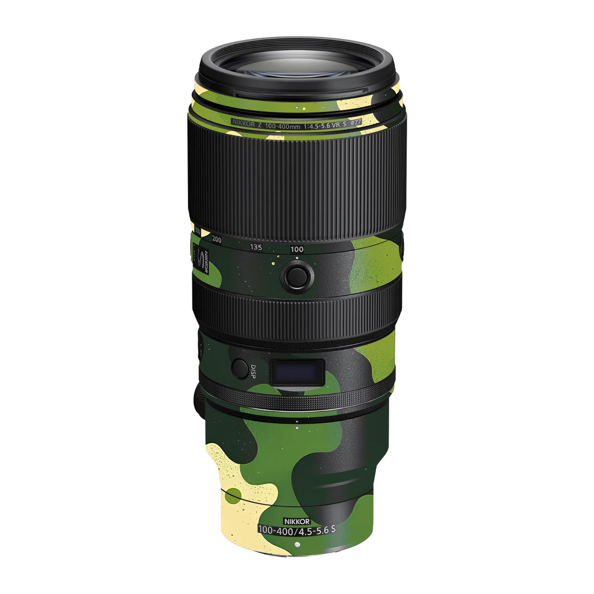 Camouflage Pattern Nikon Nikkor Z 100-400mm F/4.5-5.6 VR S Camera Lens Skin