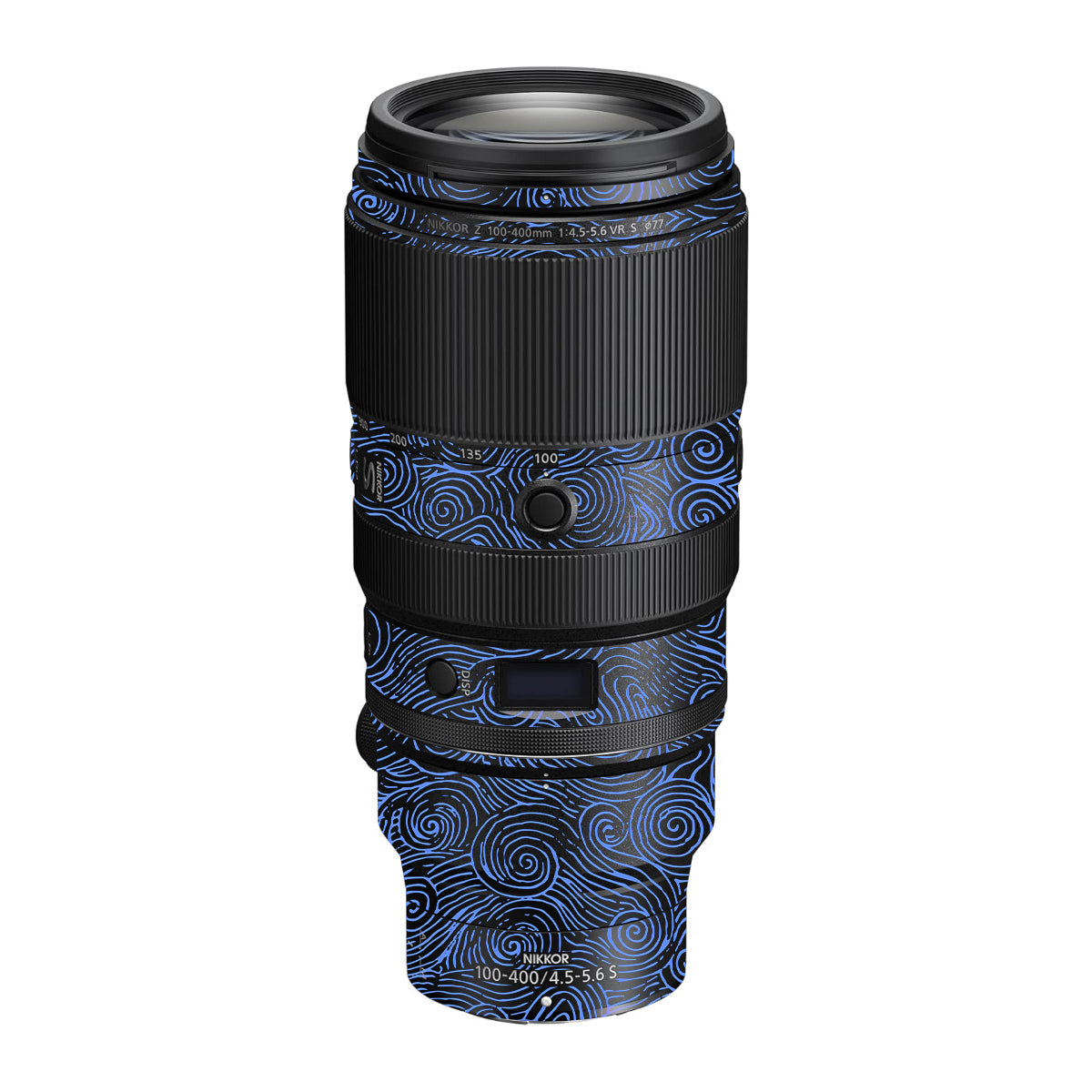 Blue Spirals Nikon Nikkor Z 100-400mm F/4.5-5.6 VR S Camera Lens Skin