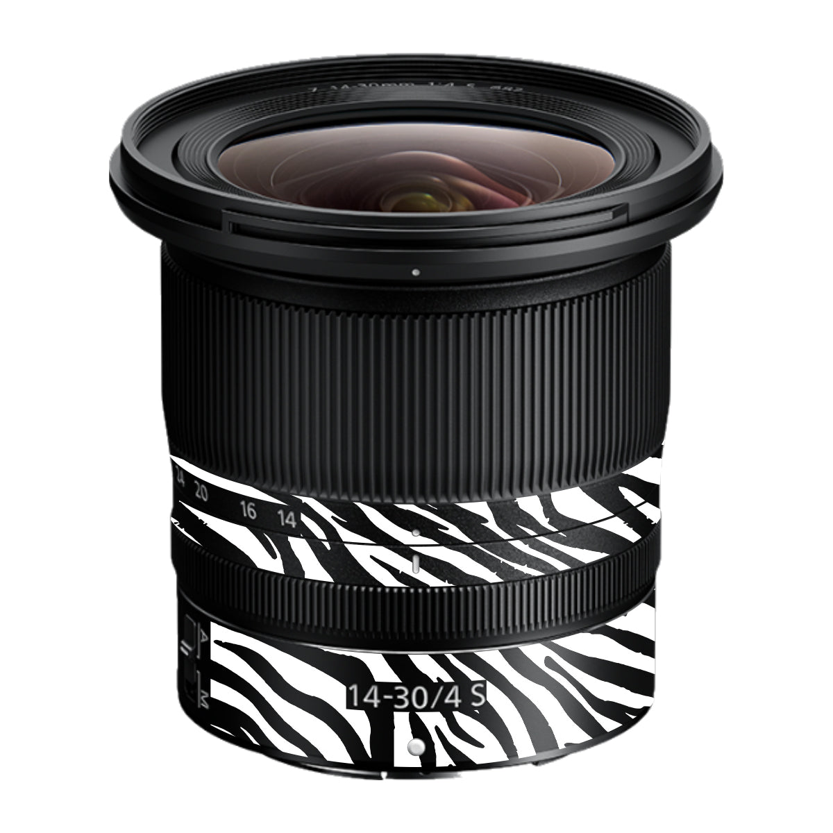 Classic Zebra Stripes Nikon Nikkor Z 14-30mm F/4 S Camera Lens Skin