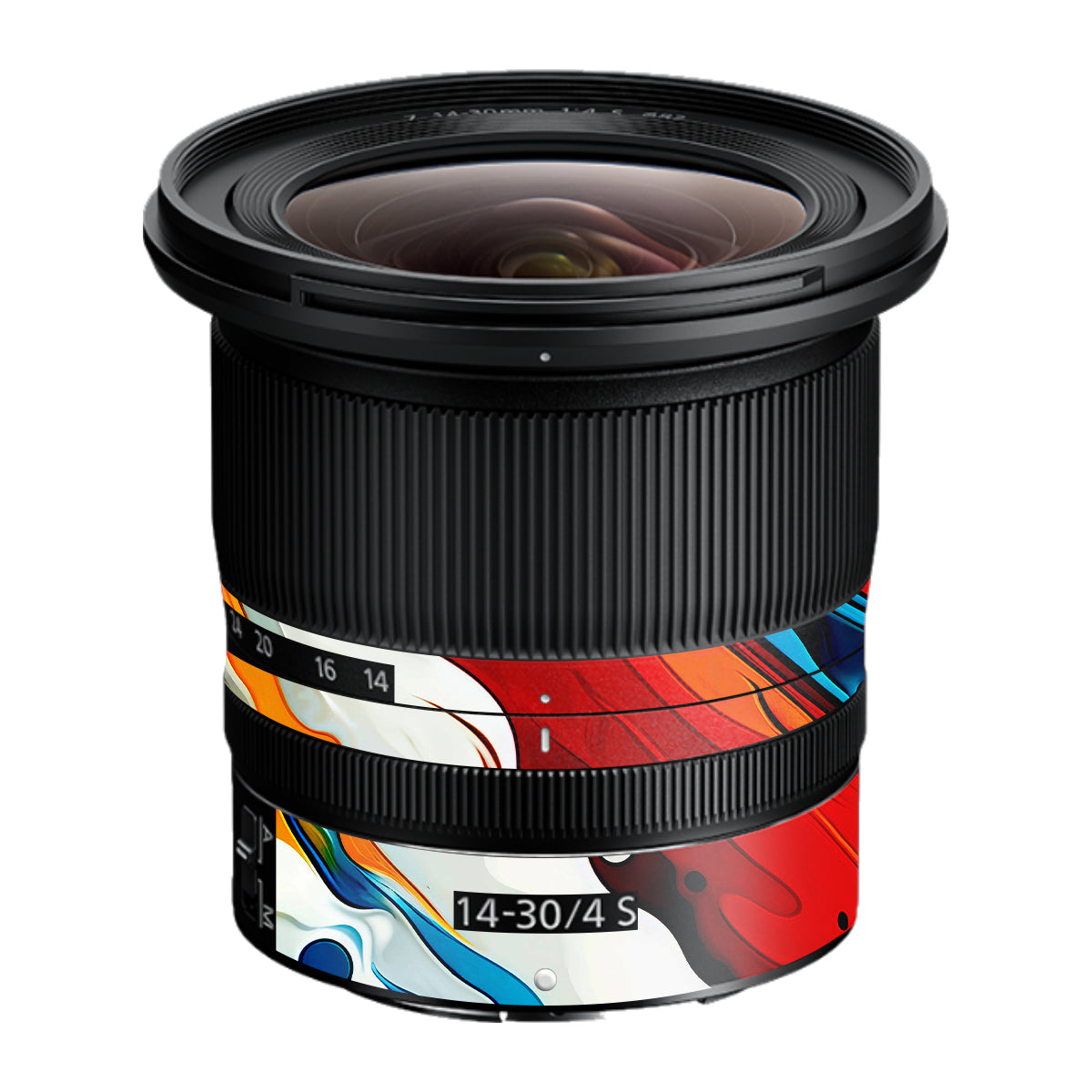 Fire & Ice Flow Nikon Nikkor Z 14-30mm F/4 S Camera Lens Skin