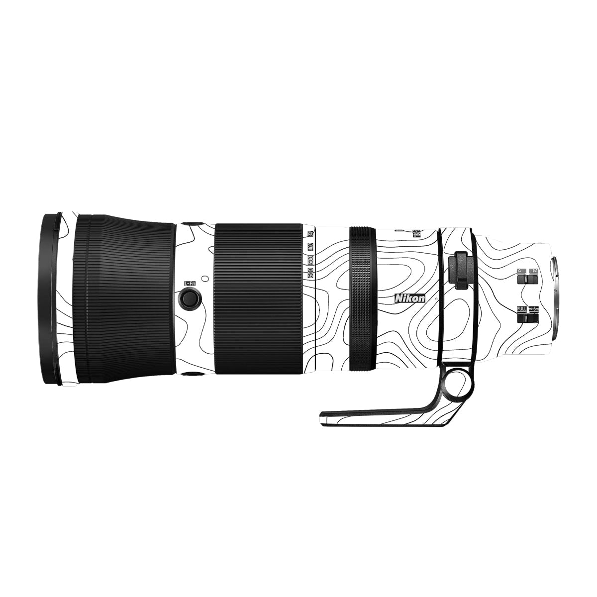 White Contour Design Nikon Nikkor Z 180-600mm F/5.6-6.3 VR Camera Lens Skin