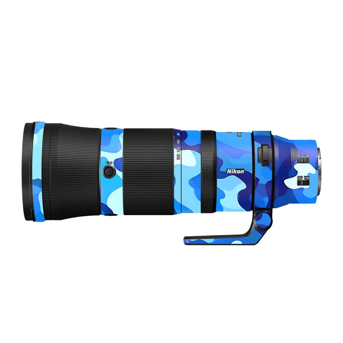 Arctic Blue Camo Pattern Nikon Nikkor Z 180-600mm F/5.6-6.3 VR Camera Lens Skin