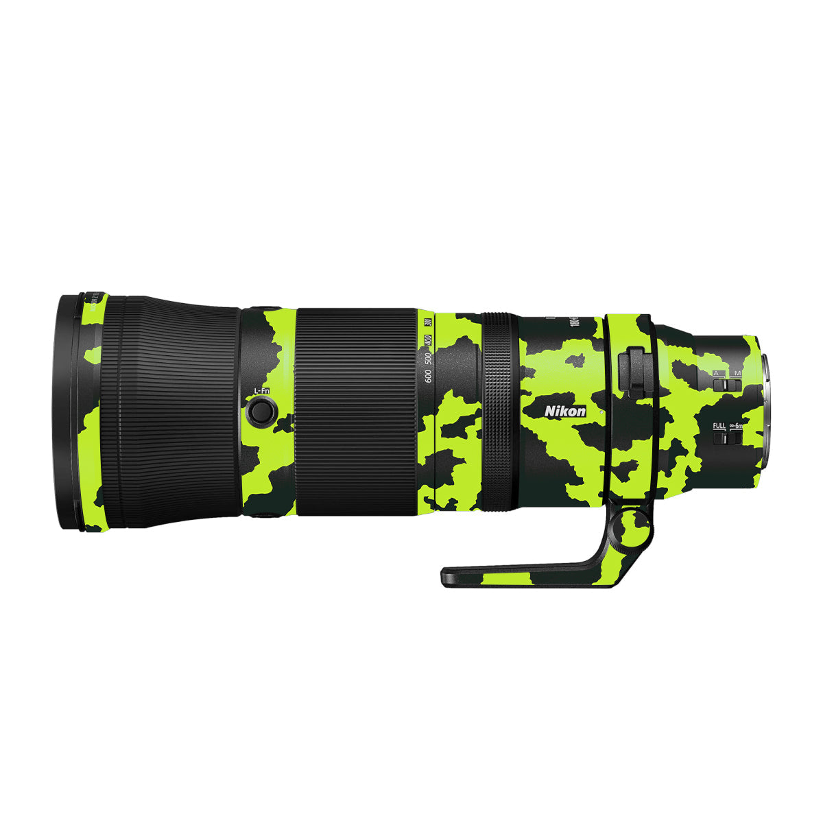 Neon Green Splatter Nikon Nikkor Z 180-600mm F/5.6-6.3 VR Camera Lens Skin