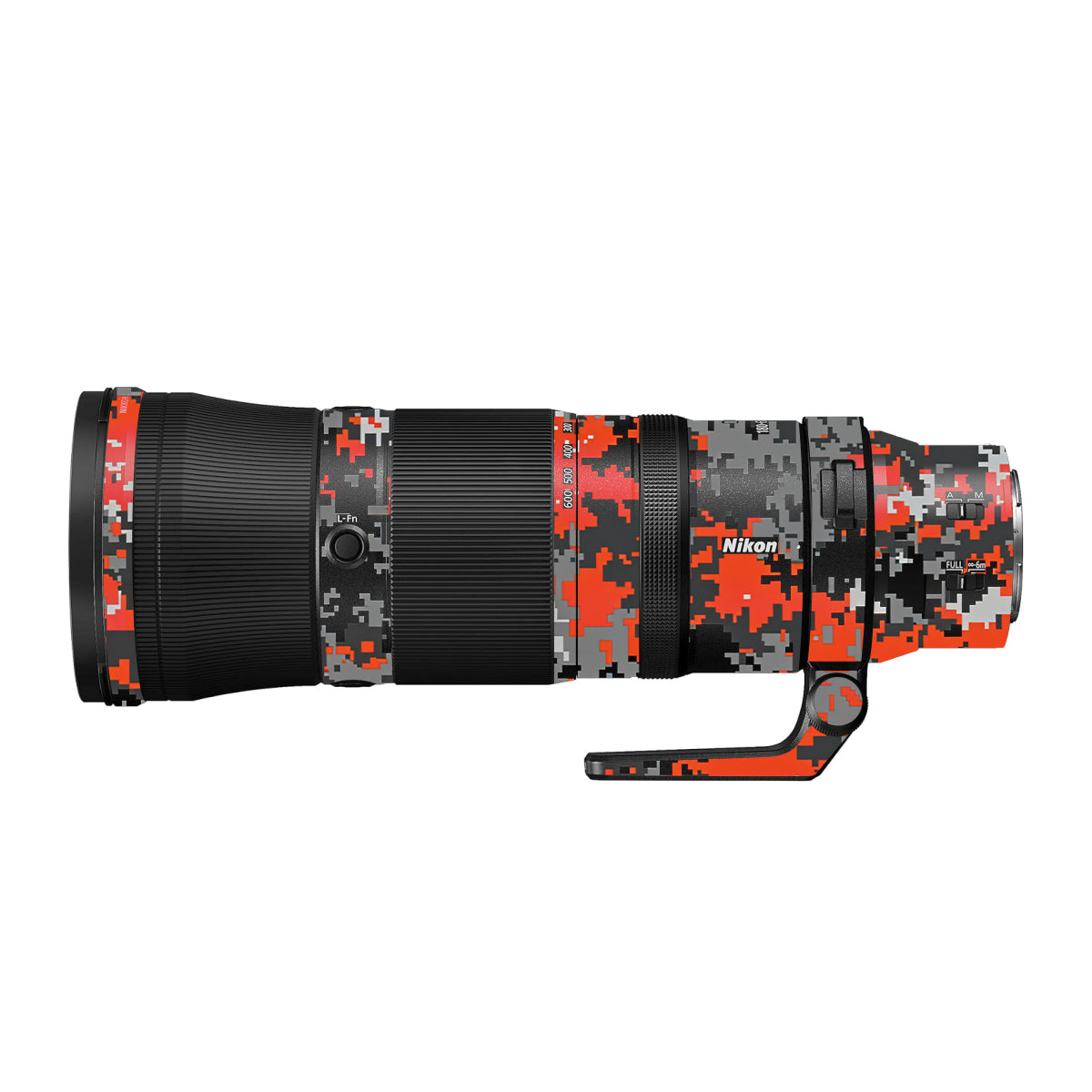 Inferno Pixel Nikon Nikkor Z 180-600mm F/5.6-6.3 VR Camera Lens Skin