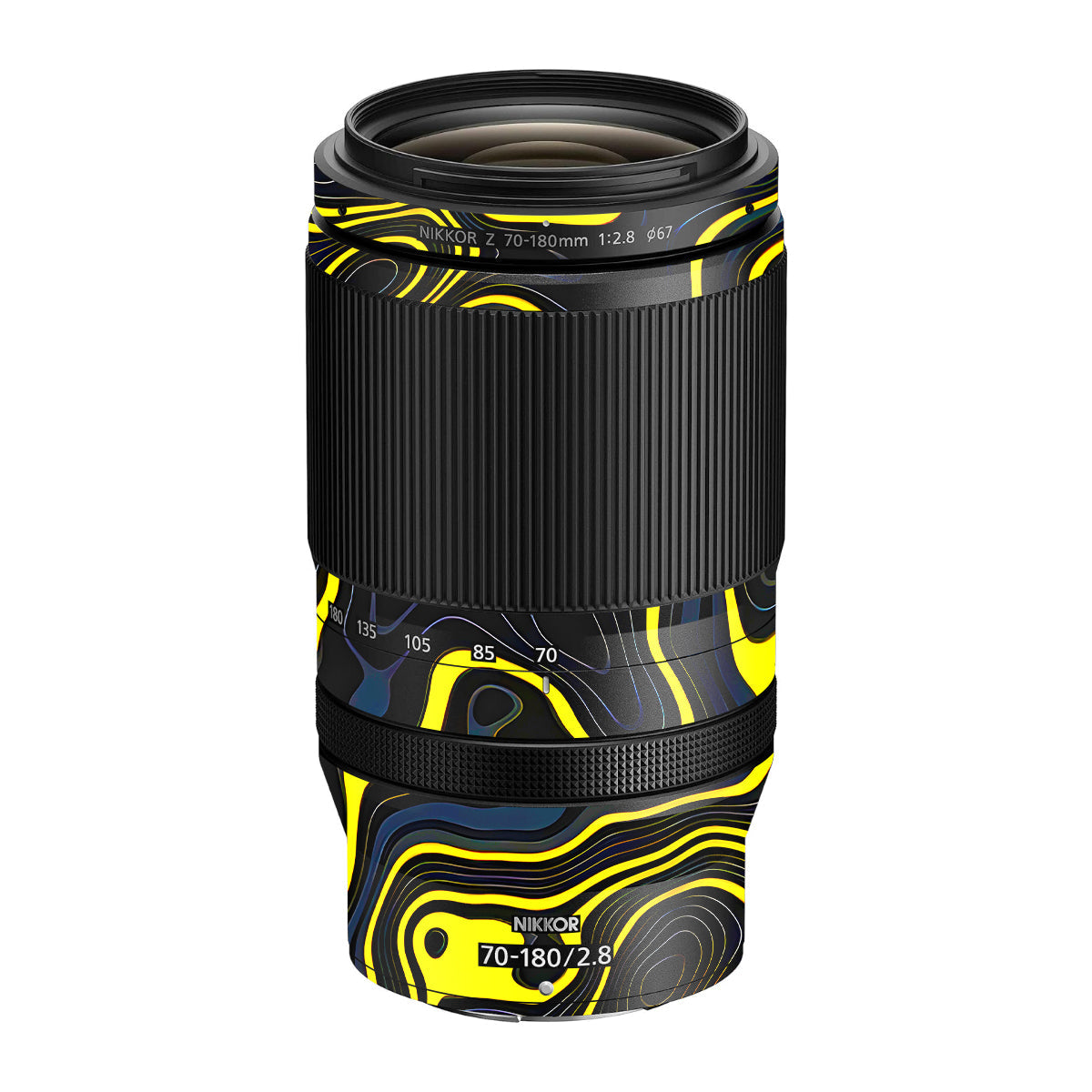 Neon Lava Contours Nikon Nikkor Z 70-180mm F/2.8 Camera Lens Skin