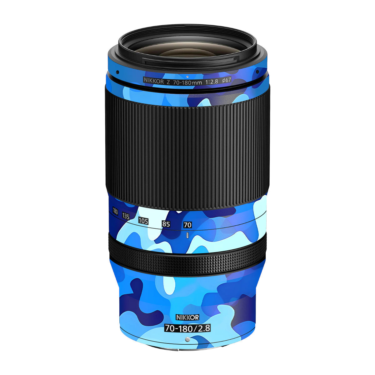 Arctic Blue Camo Pattern Nikon Nikkor Z 70-180mm F/2.8 Camera Lens Skin