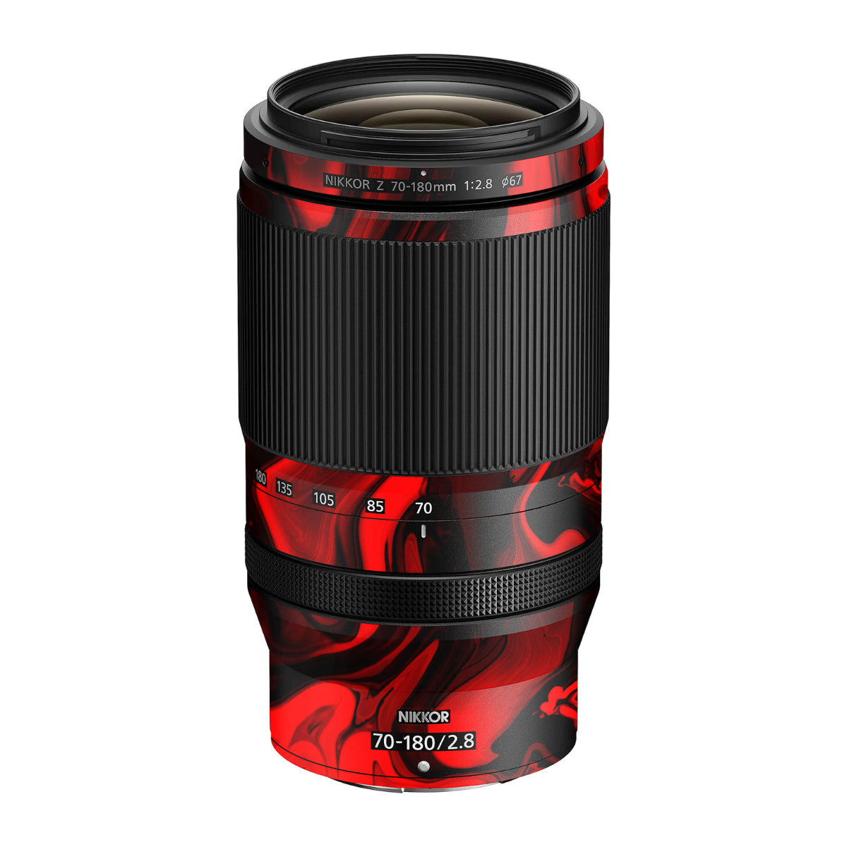 Red Lava Flow Nikon Nikkor Z 70-180mm F/2.8 Camera Lens Skin
