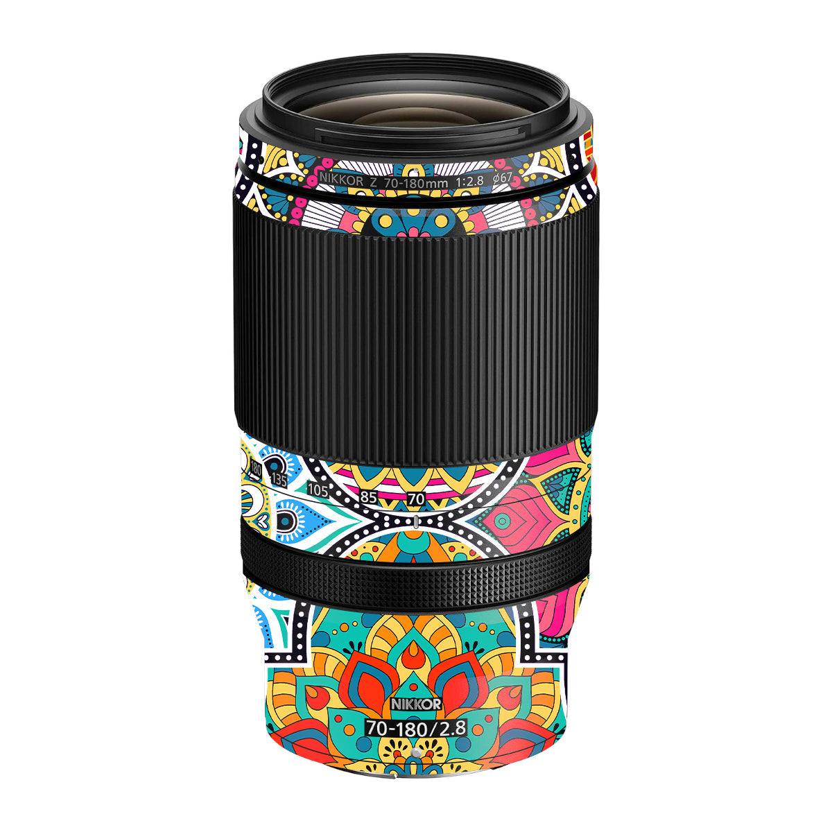 Boho Mandala Tile Pattern Nikon Nikkor Z 70-180mm F/2.8 Camera Lens Skin