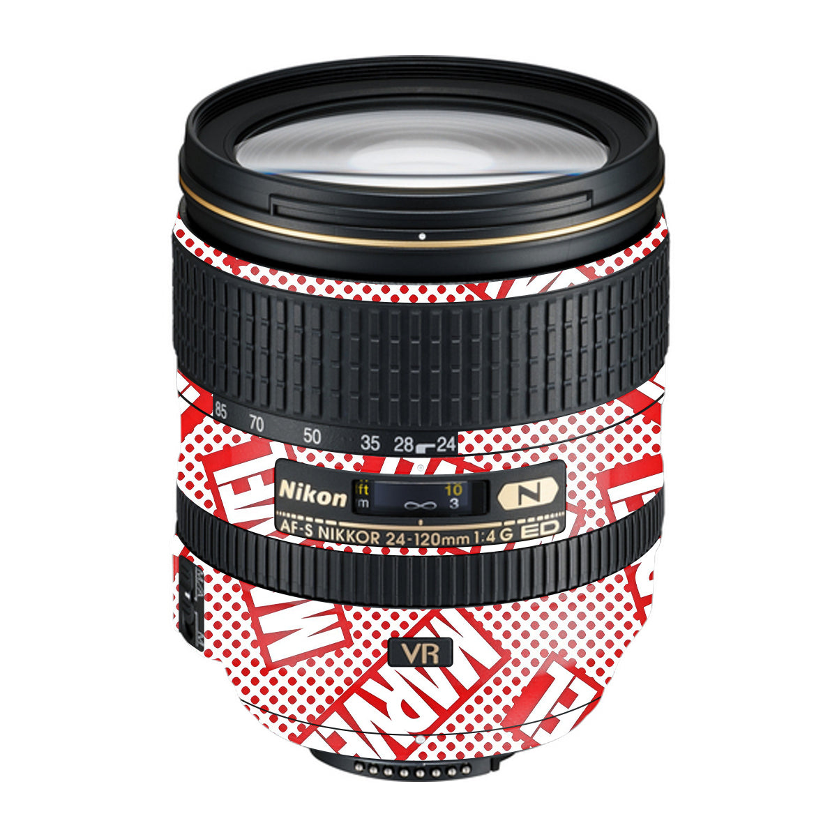 Marvel Comics Nikon Nikkor AF-S 24-120mm F4 G ED VR Camera Lens Skin