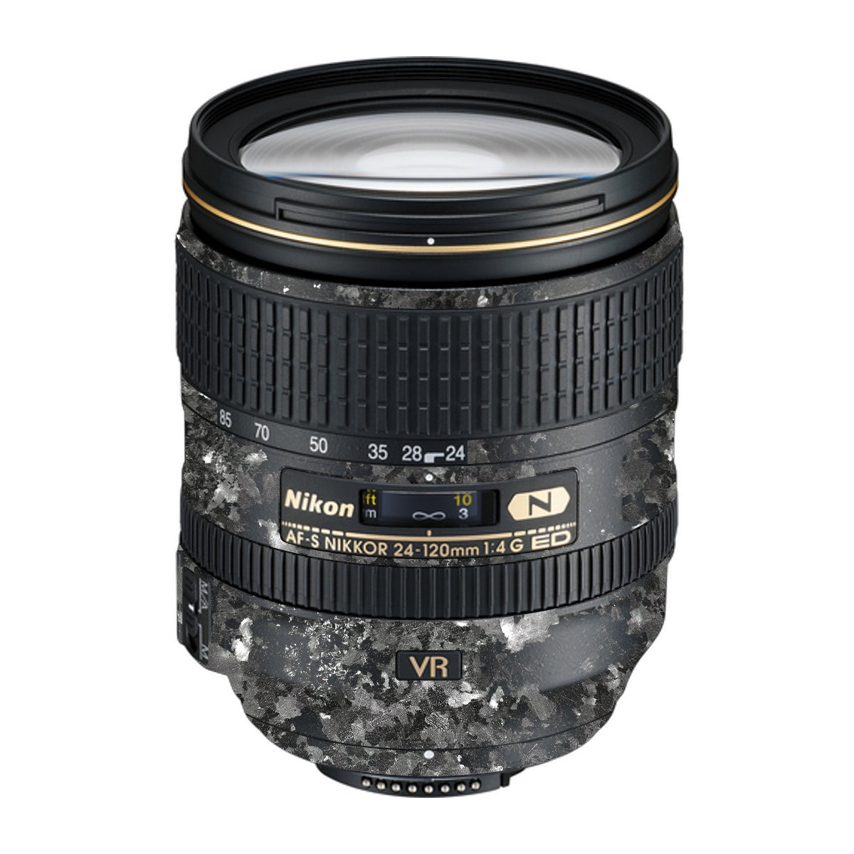 Black Granite Nikon Nikkor AF-S 24-120mm F4 G ED VR Camera Lens Skin