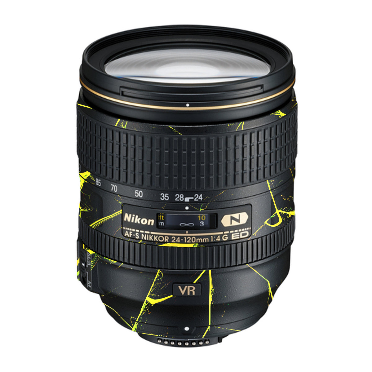 Plasma Grid Nikon Nikkor AF-S 24-120mm F4 G ED VR Camera Lens Skin