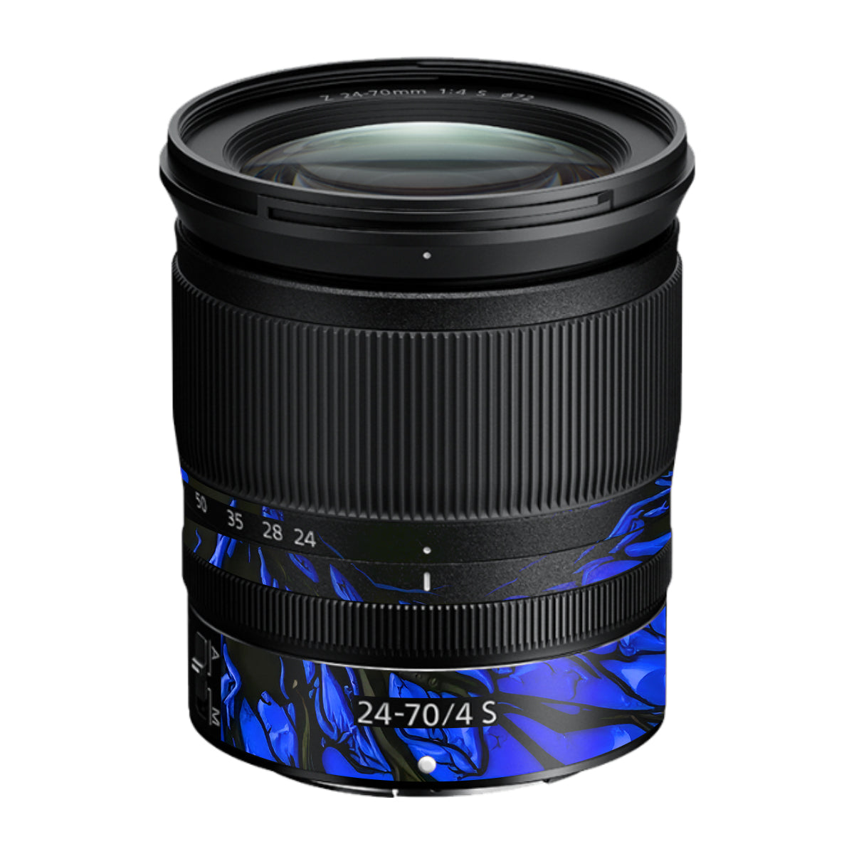 Venom Blue Nikon Nikkor Z 24-70mm F/4 S Camera Lens Skin
