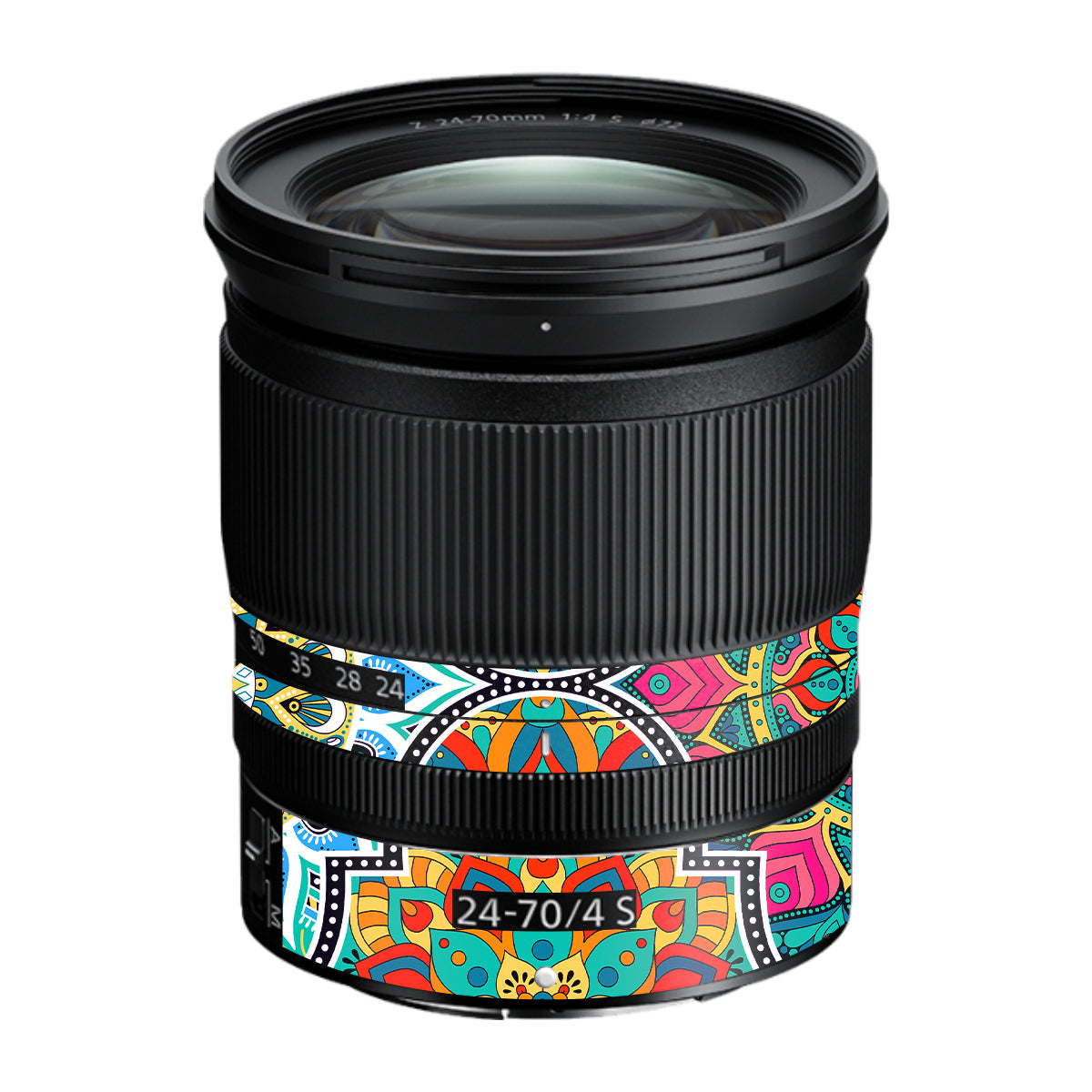 Boho Mandala Tile Pattern Nikon Nikkor Z 24-70mm F/4 S Camera Lens Skin