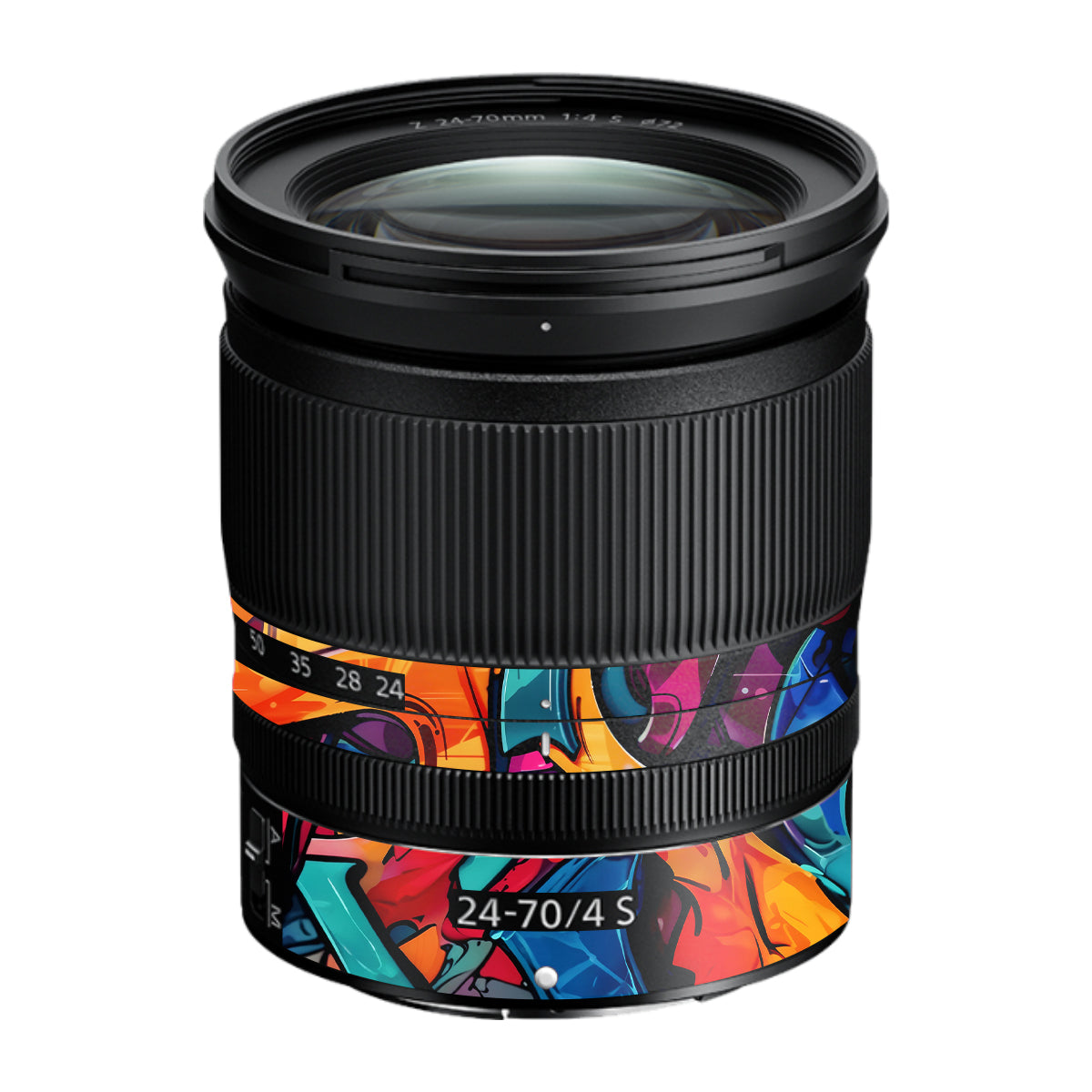 Urban Graffiti Explosion Nikon Nikkor Z 24-70mm F/4 S Camera Lens Skin