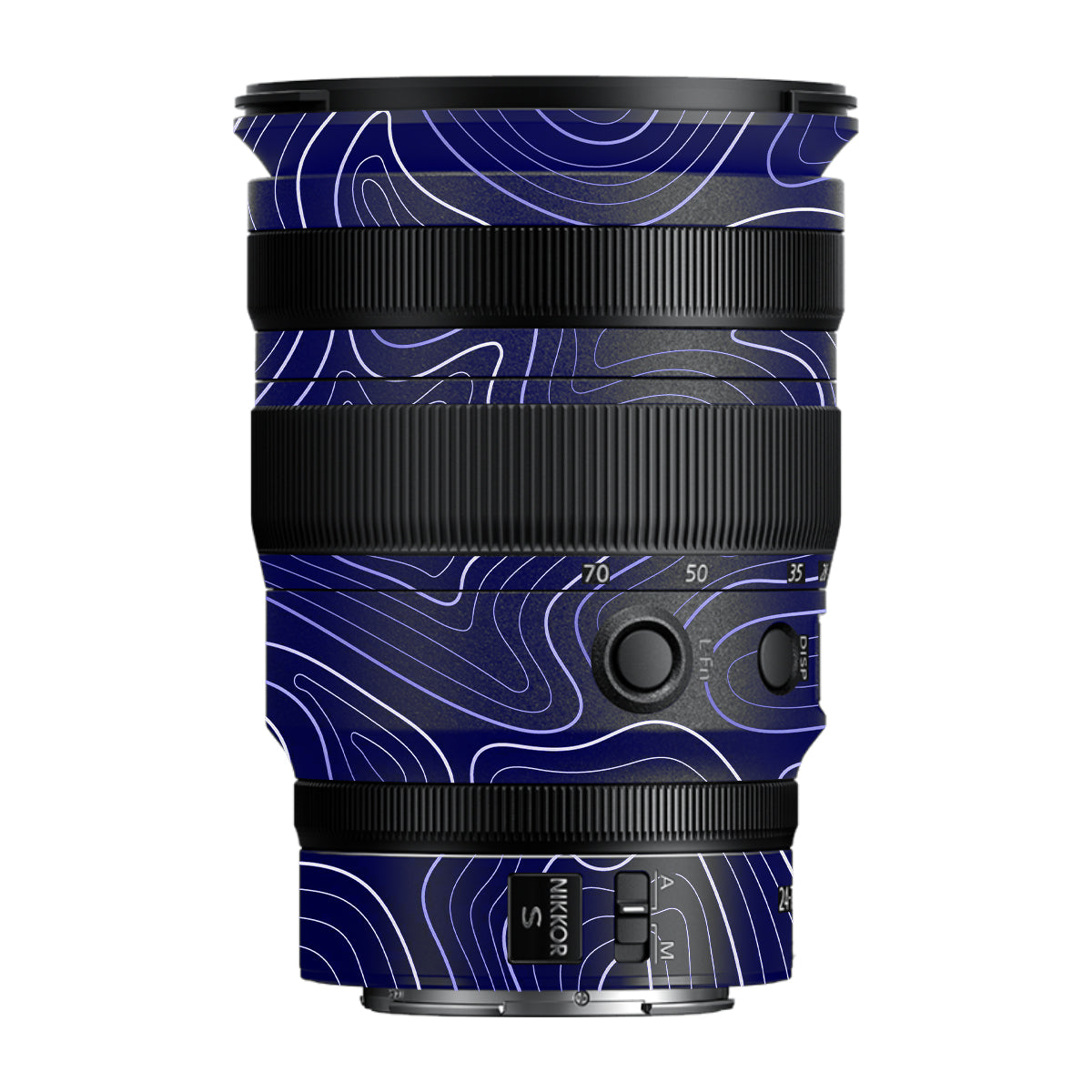 Deep Blue Contour Nikon Nikkor Z 24-70MM F/2.8 S Camera Lens Skin